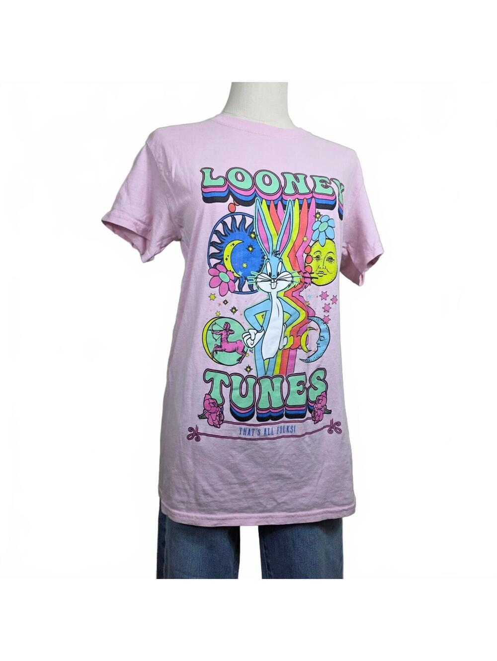 Looney Tunes Psychedelic Bugs Bunny Graphic Tee